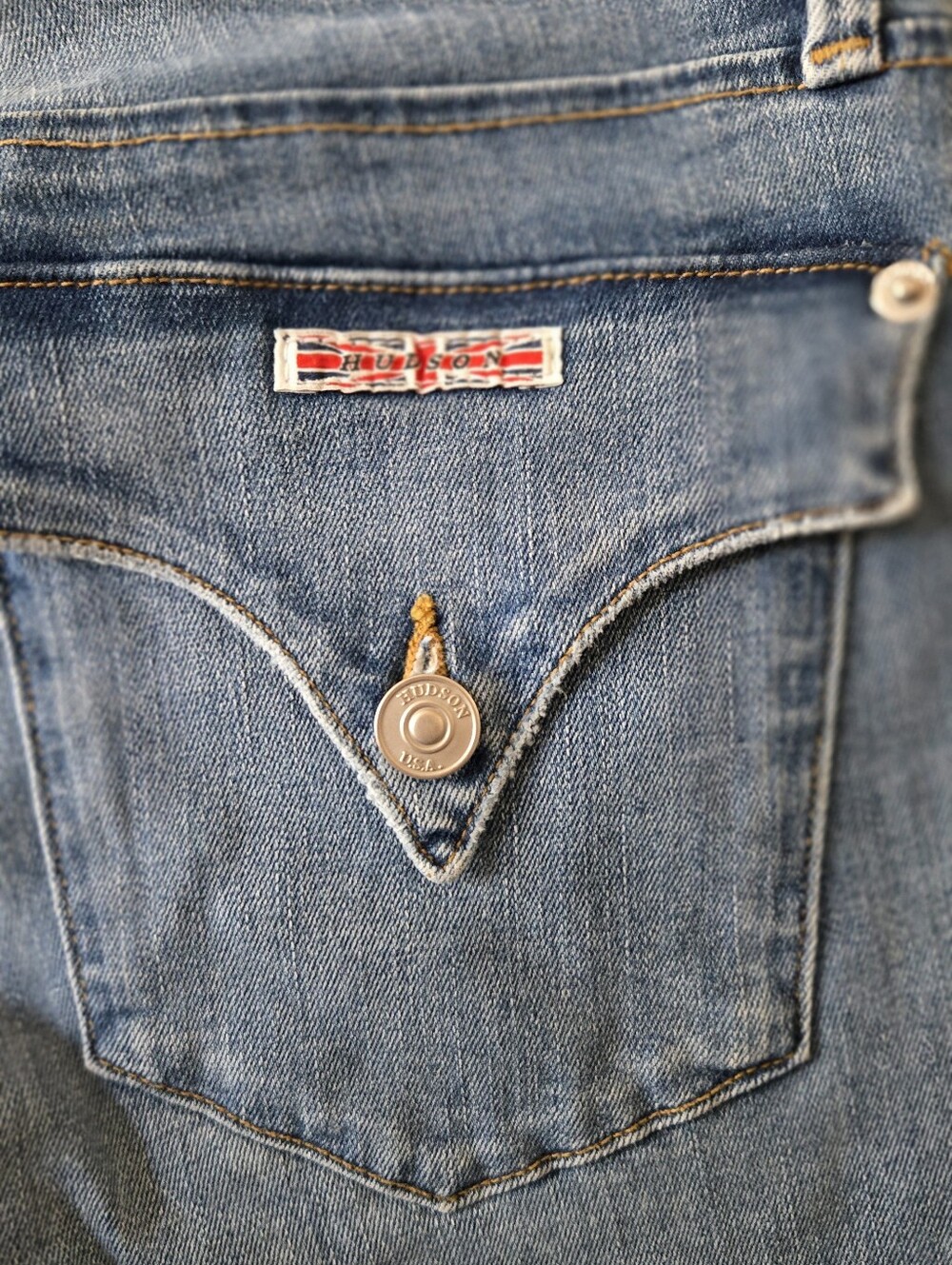 Hudson Jeans Light Blue Denim Pocket Jacket - Picture 5 of 6